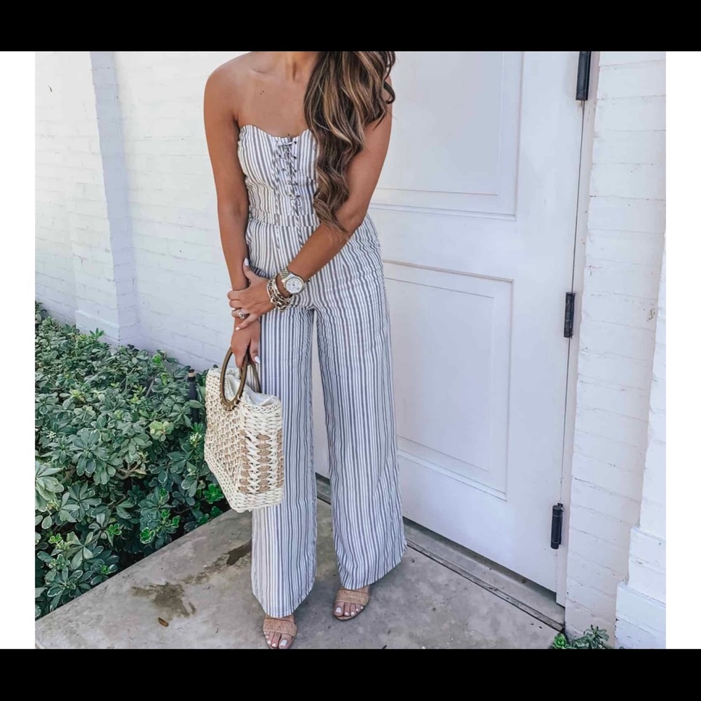 Ali & Jay Striped Jumpsuit